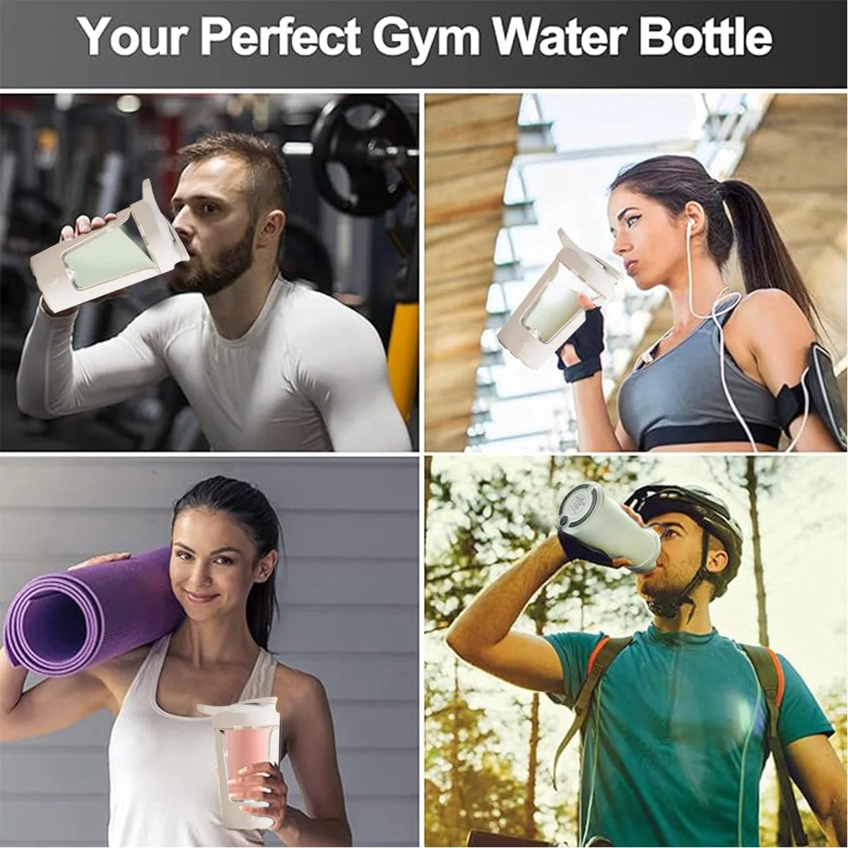 Electric Blender Shaker Bottle 