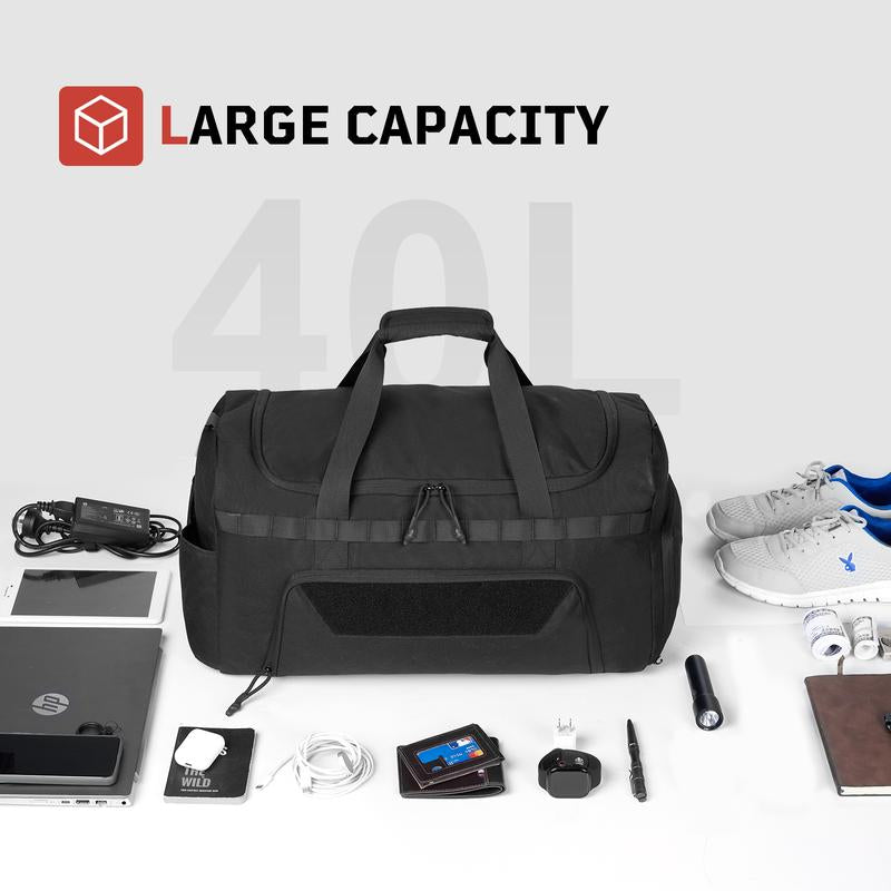 Duffle Bag Shoe Storage 